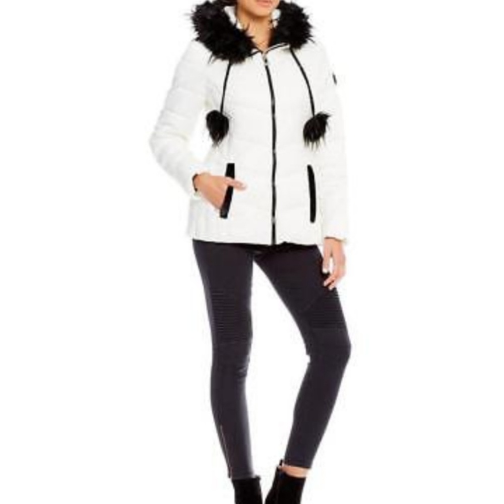 Gianni Bini Quilted Puffer Jacket L